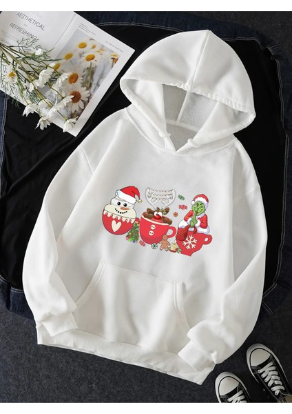 Grinch Kapşonlu Sweatshirt