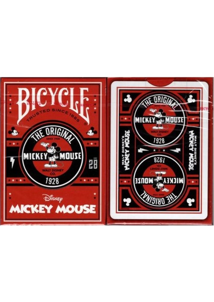 Disney Classic Mickey Mouse (Red) Oyun Kağıdı Iskambil Destesi