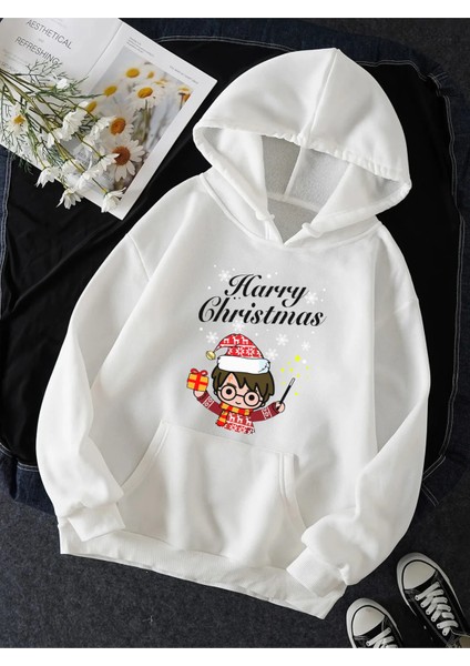 Harry Christmas Kapşonlu Sweatshirt