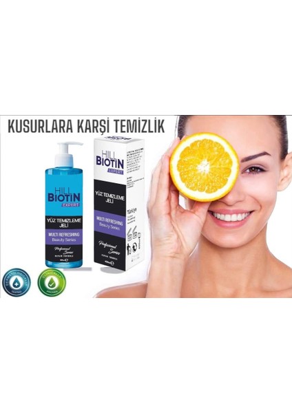 yüz jeli (face gel) Canlandırıcı,aydınlatıcı arındırıcı akne sivilce Karma Cilt Yüz Temizleme Jeli 400ML