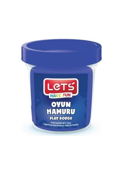 Lets Tek Renk Oyun Hamuru Lacivert 115 gr
