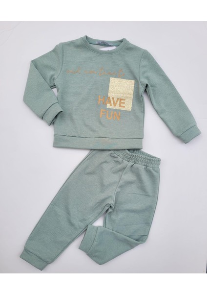 Kız Bebek Çocuk Orta Kalınlık Eşofman Takım