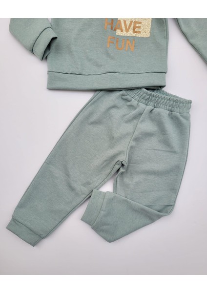 Kız Bebek Çocuk Orta Kalınlık Eşofman Takım fırsatları