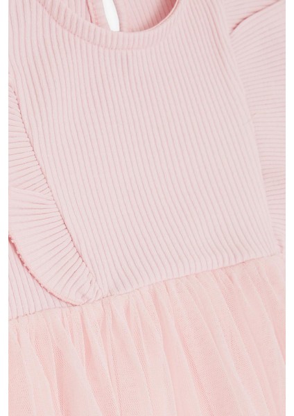 Kız Çocuk Pamuklu Fırfırlı Tütü Tüllü Elbise indirimleri