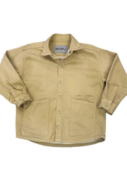 Erkek Çocuk Pamuklu Lcralı Ceket Gömlek modelleri