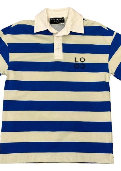 Erkek Çocuk Pamuklu Çizgili Polo Yaka Tshirt modelleri