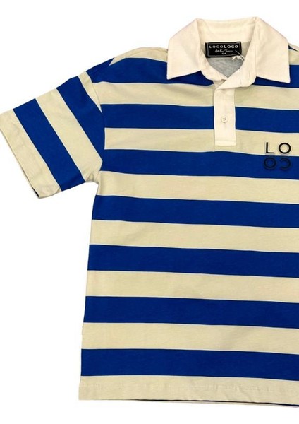 Erkek Çocuk Pamuklu Çizgili Polo Yaka Tshirt indirimleri