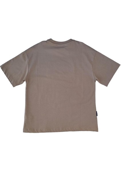 Erkek Çocuk Pamuklu Oversize Şapkalı Tshirt
