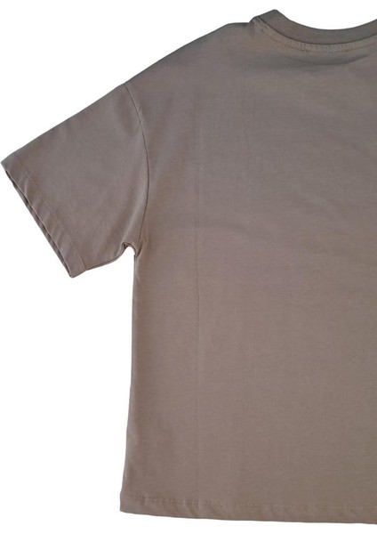 Erkek Çocuk Pamuklu Oversize Şapkalı Tshirt