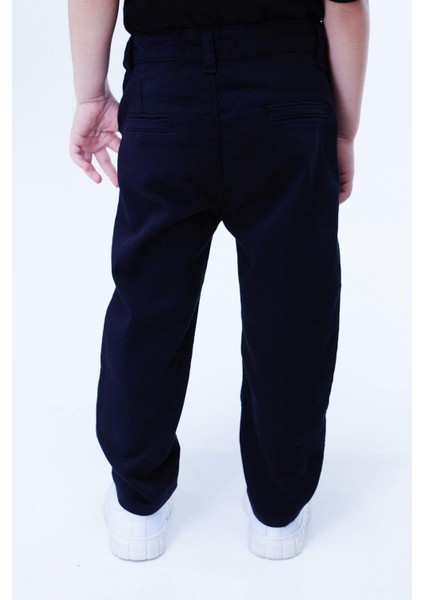 Erkek Çocuk Pamuklu Lycralı Bel Ayar Lastikli Mevsimlik Pantolon indirimleri