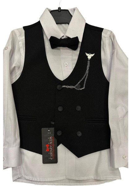 Erkek Çocuk Papyon Gömlek Yelek Pantolonlu Takım Elbise fırsatları