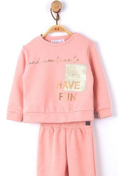 Kız Bebek Çocuk Orta Kalınlık Eşofman Takım fırsatları