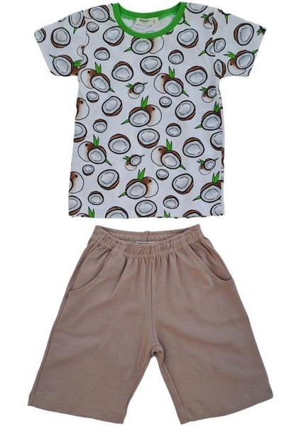 Erkek Çocuk Avakado Şort Takım