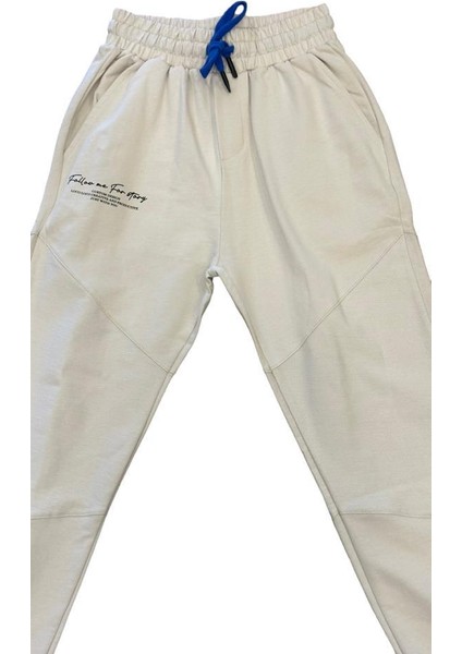 Erkek Çocuk Bel Paça Lastikli Gabardin Pantolon modelleri