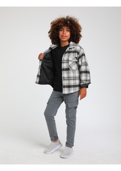 Erkek Çocuk Oduncu Kareli Içi Kapitöne Gömlek Ceket indirimleri