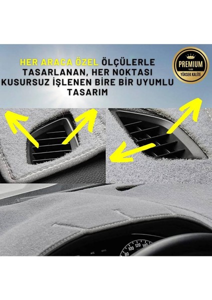 Renault Scenic 1 3D Torpido Koruyucu Kılıf - Ön Göğüs Kaplama