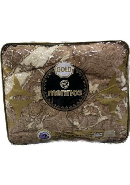 Gold 4,5 KG Embos Çift Kişilik Battaniye 220x240 Çantalı GD-8