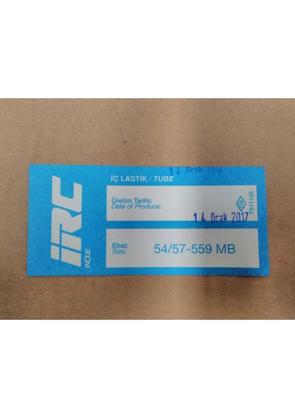 Iç Lastik 26X2.00X2.125 (54/57-559 Mb) (8612) Irc