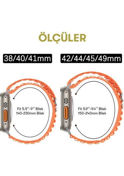 Apple Watch Ultra 49MM Mountain Kordon - Yeşil indirimleri