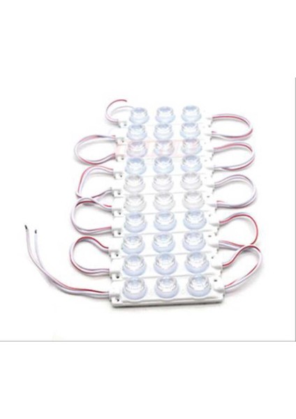 Parmak LED Lamba Seti (10 Adet) 12V Beyaz Carub