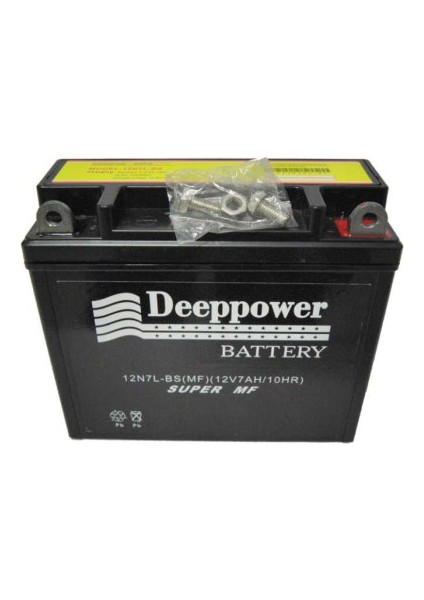 Deep Power Akü Motor 12N7L-BS (12V 7AH/10HR) Deeppower