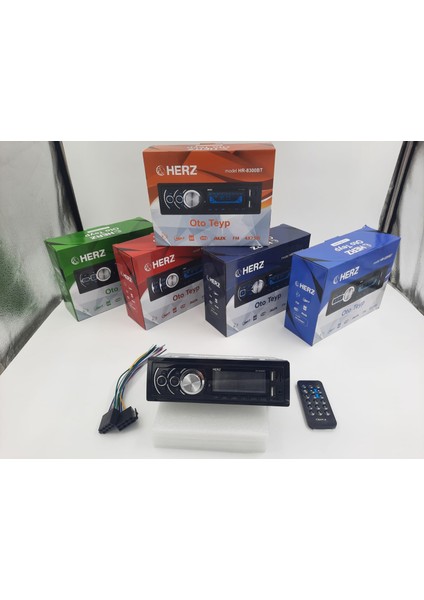HR-8300 4X75 Watt Bluetooth USB Mp3 Sd USB Aux Fm Oto Teyp