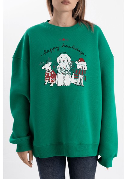 Unisex Oversize Howliday Sweatshirt