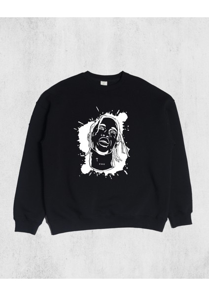 Pull The Hood Unisex Oversize Travis Scott Sweatshirt