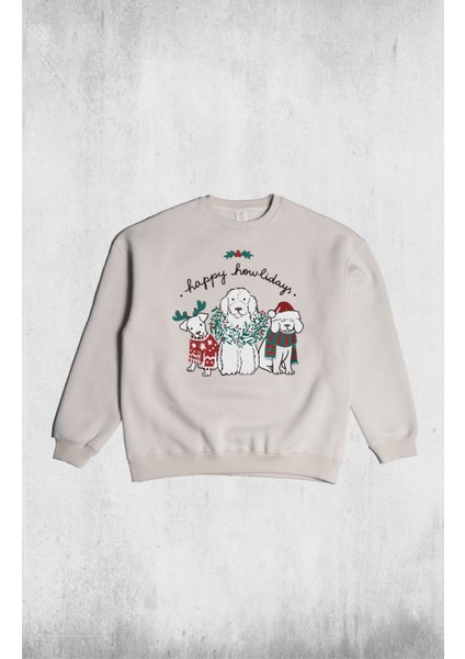 Unisex Oversize Howliday Sweatshirt