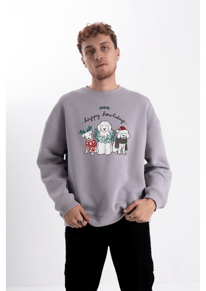 Unisex Oversize Howliday Sweatshirt