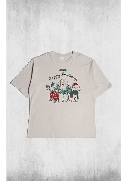 Unisex Oversize Howliday Tshirt