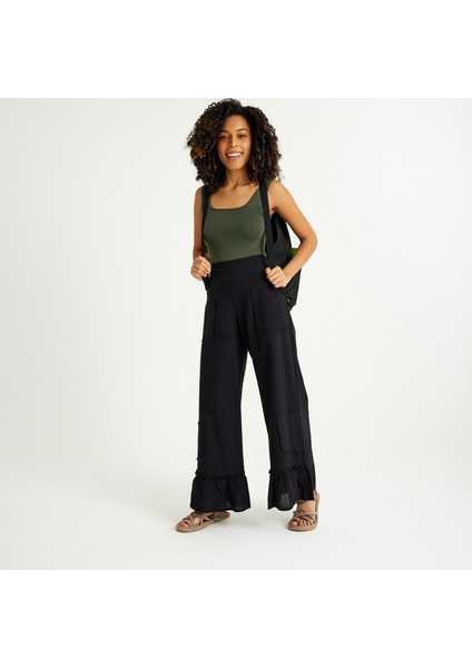 ENT CANTA Luna Model Unisex (Kadın ve Bay) Gezi,laptop,spor,günlük Su Geçirmez Sırt,el Çantası-Siyah