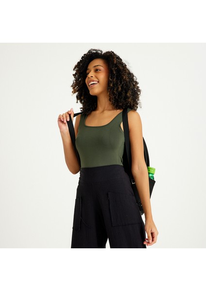 ENT CANTA Luna Model Unisex (Kadın ve Bay) Gezi,laptop,spor,günlük Su Geçirmez Sırt,el Çantası-Siyah