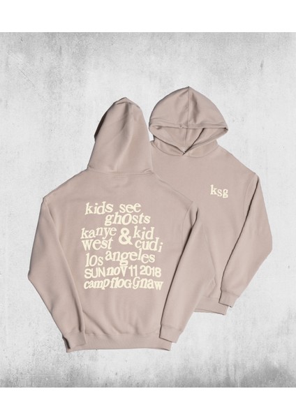 Unisex Oversize Ksg Kapüşonlu Sweatshirt