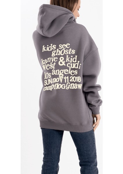 Pull The Hood Unisex Oversize Ksg Kapüşonlu Sweatshirt