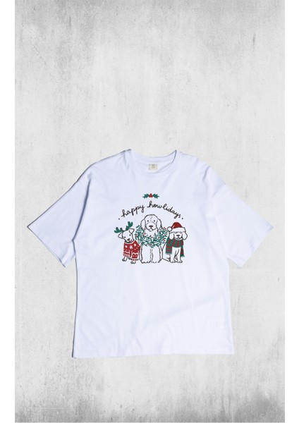 Unisex Oversize Howliday Tshirt