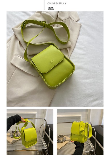 Küçük Çanta Kadın Niş Moda Moda Geniş Omuz Askısı Tek Omuz Crossbody Çanta Küçük Taze Basit Rahat Çanta (Yurt Dışından) modelleri
