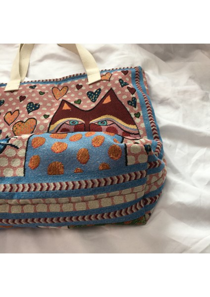 Sonbahar ve Kış Yeni Kedi Bez Çantaları, Yatay Omuz Çantaları, Kadın Okul Çantaları, Kedi Çantaları, Bez Çantalar (Yurt Dışından) fiyatları