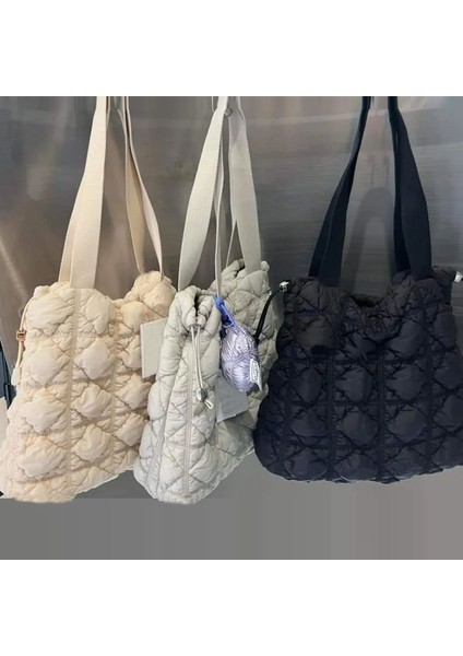 Kore Yeni Moda Bulut Çanta, Eşkenar Dörtgen Tote Çanta, Koltuk Altı Alışveriş Çantası, Kadınlar Için Büyük Kapasiteli Banliyö Omuz Çantası (Yurt Dışından)