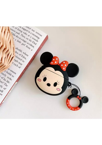Minnie Mouse Temalı Airpods Pro Uyumlu Kılıf Koruyucu