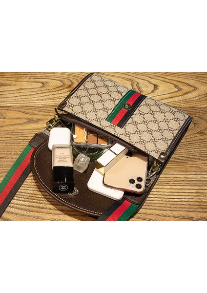 Moda Omuzdan Askili Çanta Crossbody Çanta Askılı Çanta Çift Omuz Askısı Küçük Kare Çanta (Yurt Dışından) fiyatları