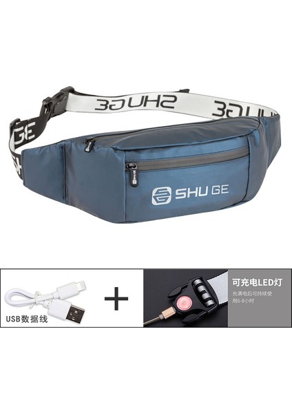 Göğüs Çantası Erkek Basit Bel Çantası Küçük Sırt Çantası Öğrenci Omuz Crossbody Çanta Spor Koşu Rahat Çanta (Yurt Dışından)