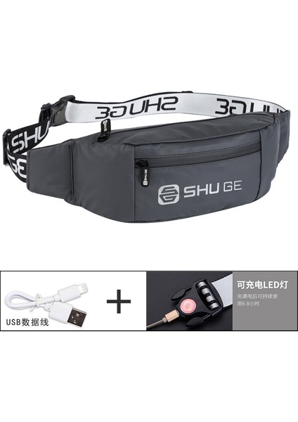 Göğüs Çantası Erkek Basit Bel Çantası Küçük Sırt Çantası Öğrenci Omuz Crossbody Çanta Spor Koşu Rahat Çanta (Yurt Dışından)