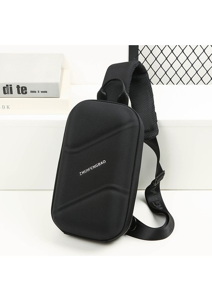 Göğüs Çantası Erkek Crossbody Çanta Spor Açık Sırt Çantası Çok Fonksiyonlu Saklama Çantası Omuz Çantası Göğüs Çantası (Yurt Dışından)