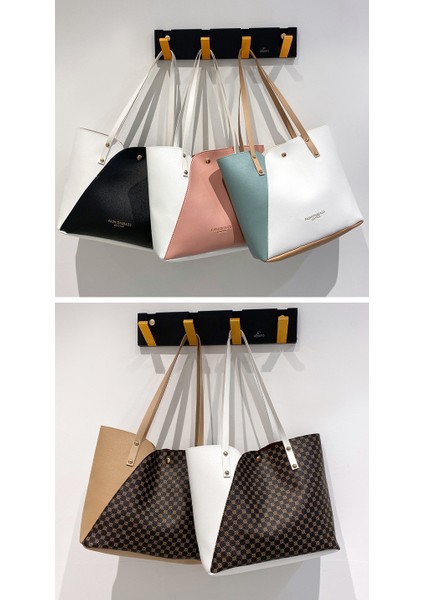 Moda Tote Çanta Omuz Çantası Çanta Kadın Alışveriş Çantası Trendy ve Çok Yönlü Mumya Çantası (Yurt Dışından) modelleri