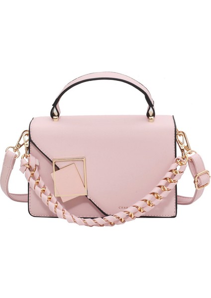 Yeni Stil Omuz Çantası, Dokulu Alışveriş Taşınabilir Zincir Çanta, Pu Moda Crossbody Çanta (Yurt Dışından)