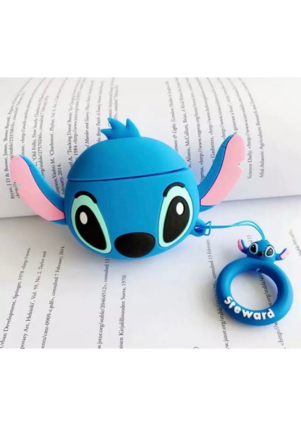 Lilo ve Stitch Temalı Airpods Pro Uyumlu Kılıf Koruyucu