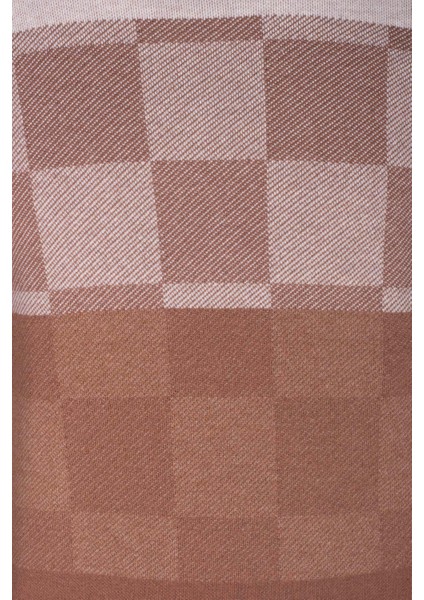 Erkek Triko Kahve Bisiklet Yaka Desenli Slim Fit Pamuklu Kazak Ncs 3730 fırsatları