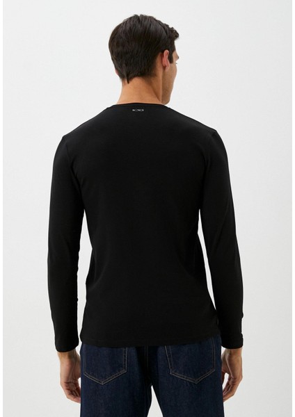 Erkek Uzun Kol Siyah Bisiklet Yaka Penye Slim Fit Supreme Kumaş Üst Penye Ncs 1052 fiyatları