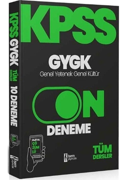 2024 KPSS Genel Yetenek Genel Kültür 10 Deneme